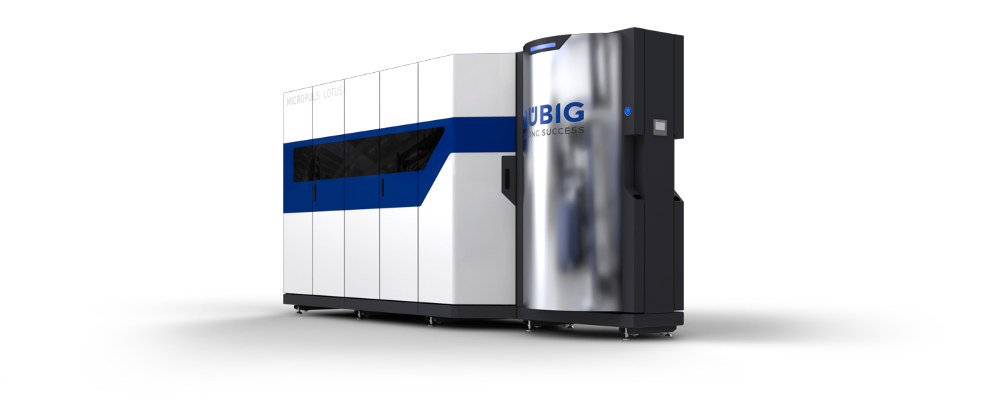 RÜBIG MICROPULS® Lotus PVD Beschichtungsanlage als komplette Systemlösung