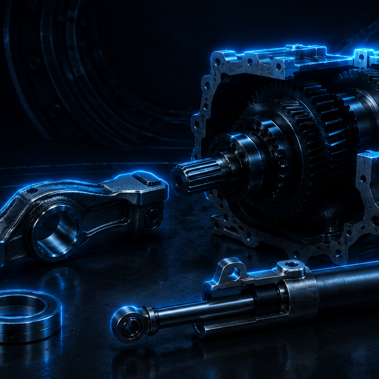 WC/C coating for less friction and wear on gearbox and component parts