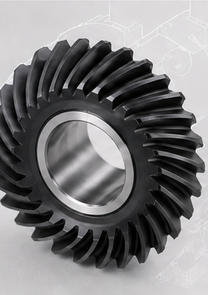 Coated crown wheel with low-friction surface for reduced wear