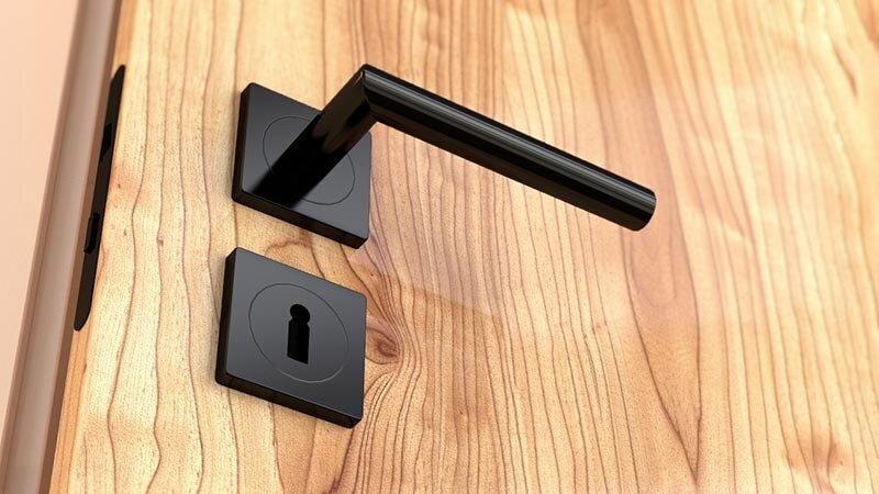 RUBIG Deep Black coating on metal component – deep black surface with high hardness