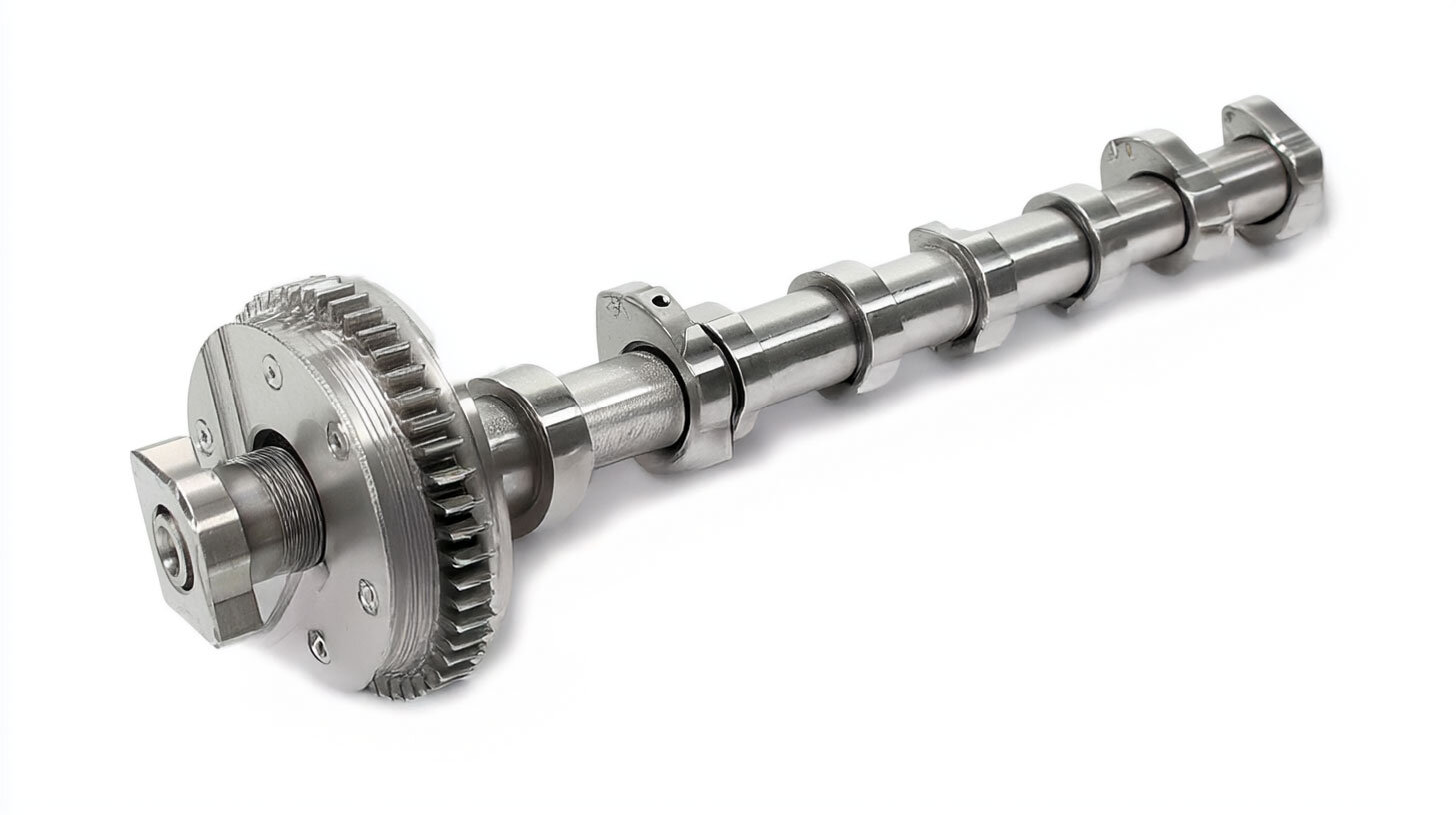 Nitrided camshaft for enhanced durability – RUBIG process.