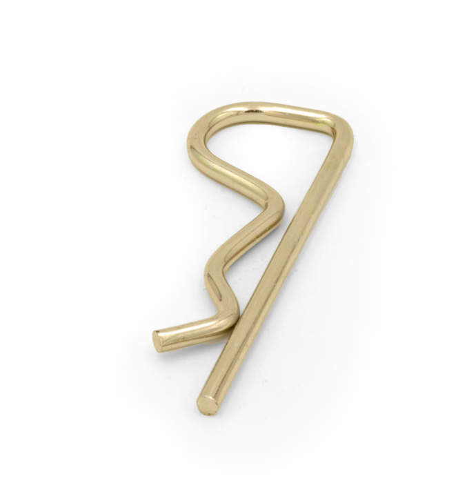 RUBIG spring cotter linchpin – galvanized wire with optimized shape for maximum holding force