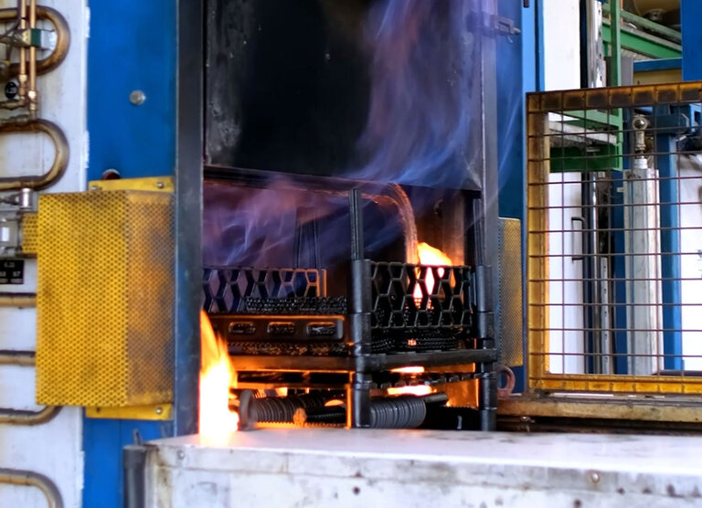 RUBIG case hardening in industrial furnace – Heat Treatment of steel for hard surface and tough core